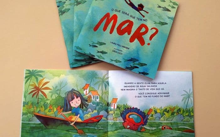 Livro infantil vai ensinar crianças de Itajaí sobre o mar