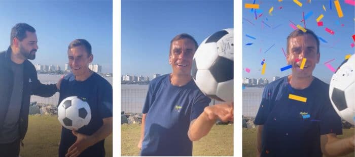 Aluno da Apae de Itajaí Acerta Placar da Final da Copa e Brilha nas Redes Sociais