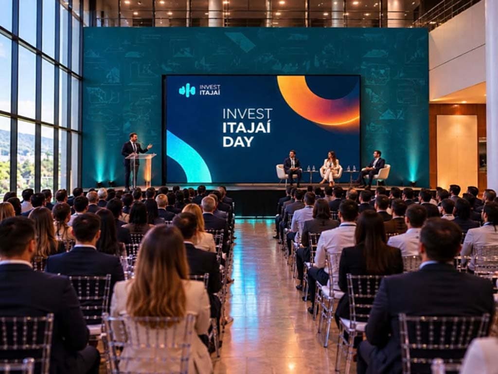 Invest Itajaí Day 2026 ocorre em novembro e está com inscrições abertas