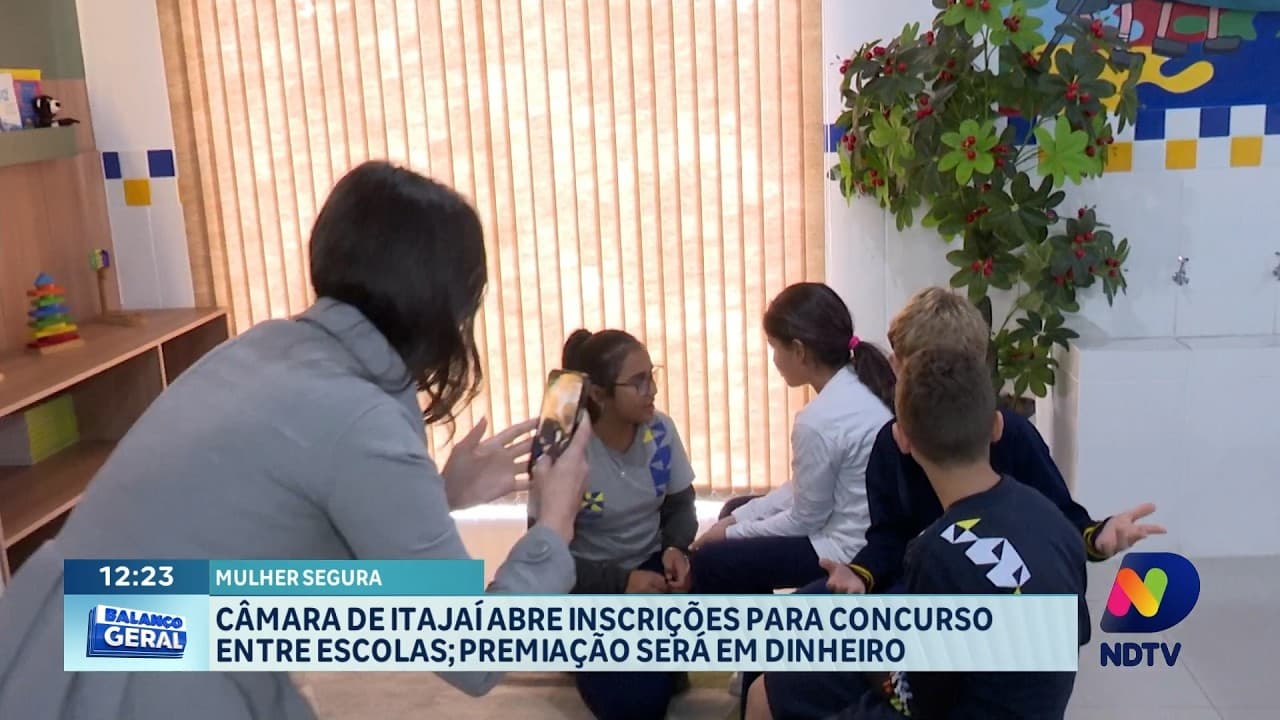 Câmara de Itajaí lança concurso escolar com premiação em dinheiro para estudantes