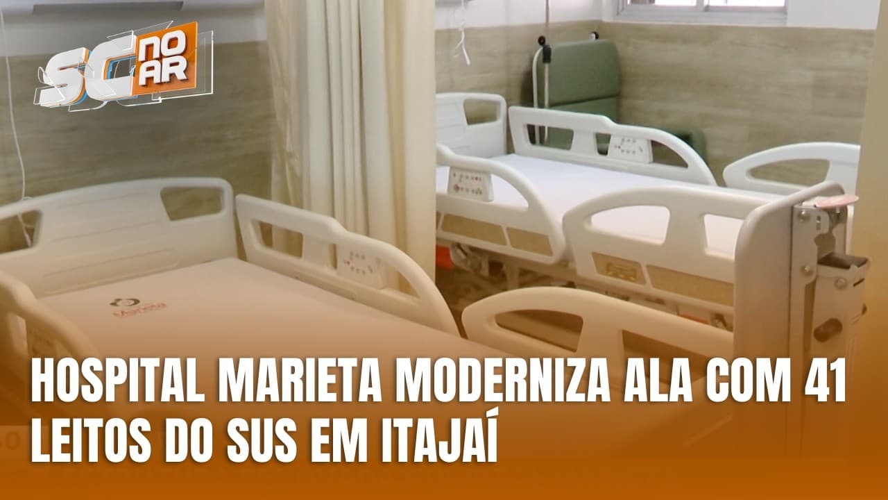 Hospital Marieta entrega reforma do sexto andar com 41 leitos em Itajaí