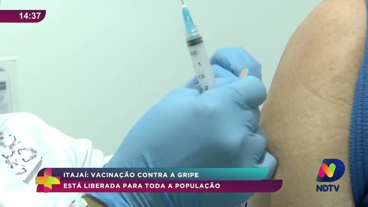 Itajaí abre vacinação contra gripe para todos os moradores