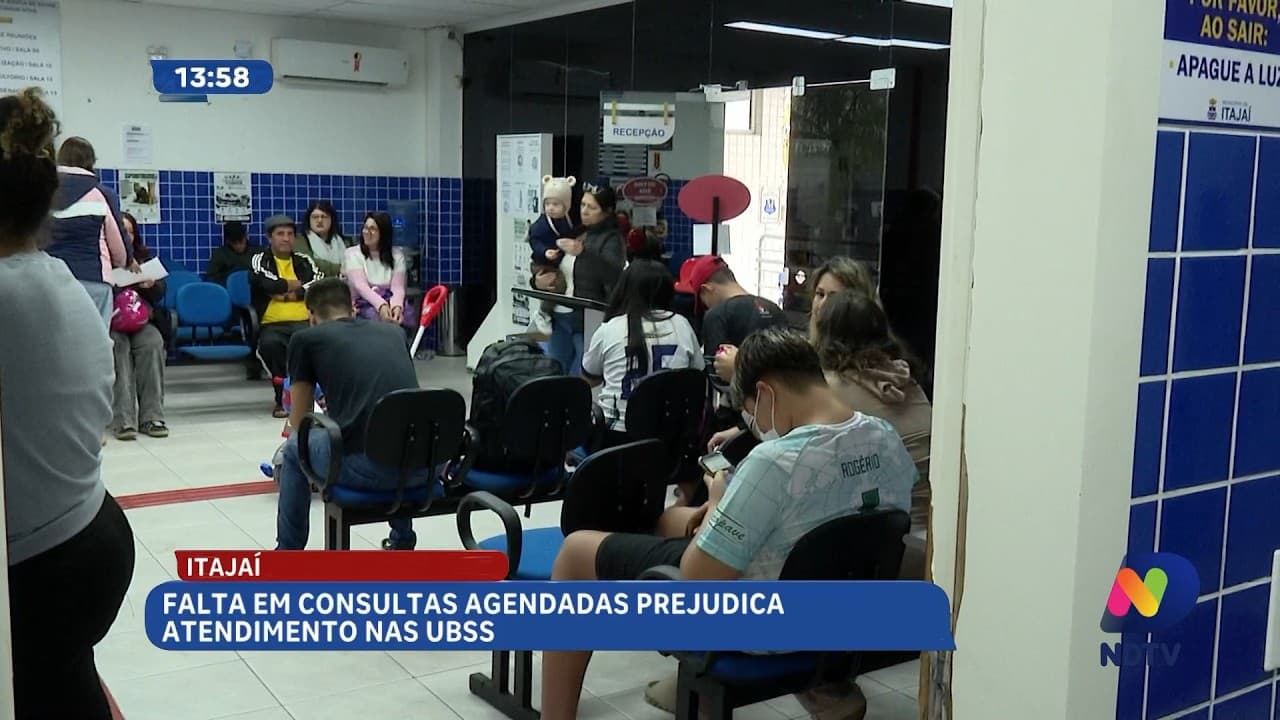 Faltas em Consultas nas UBSs de Itajaí Impactam Atendimento e Geram Desperdício de Horários