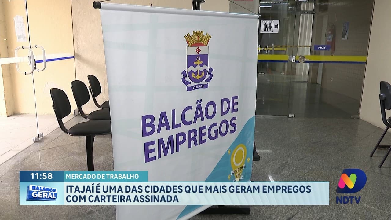 Itajaí Lidera Geração de Empregos Formais em Santa Catarina