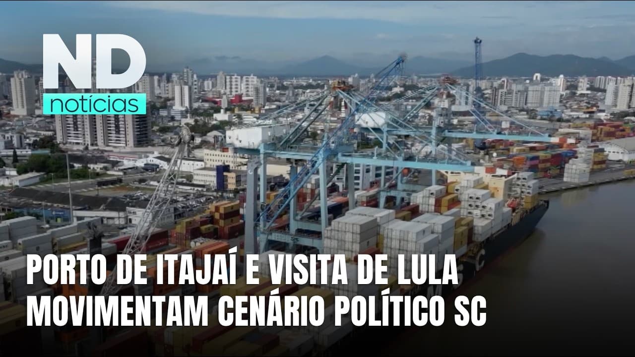 Lula confirma visita a SC e Porto de Itajaí entra na pauta de investimentos