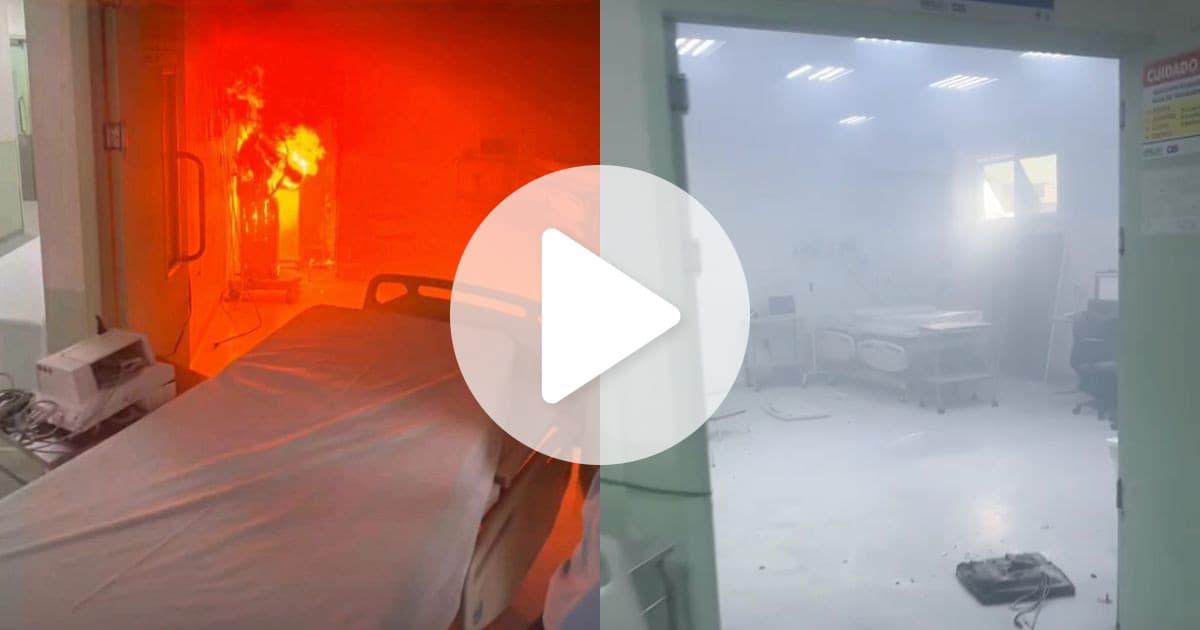 VÍDEO: Falha em respirador provoca incêndio e fecha Sala Vermelha do principal pronto atendimento de saúde de Itajaí