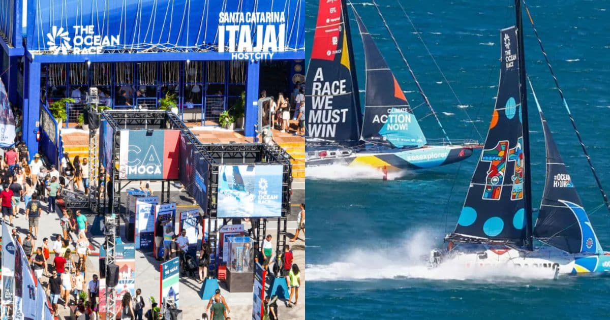 Maior regata de volta ao mundo pode injetar R$ 270 milhões na economia de Itajaí em 2027
